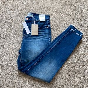 NWT J Crew raw hem toothpick skinny jeans